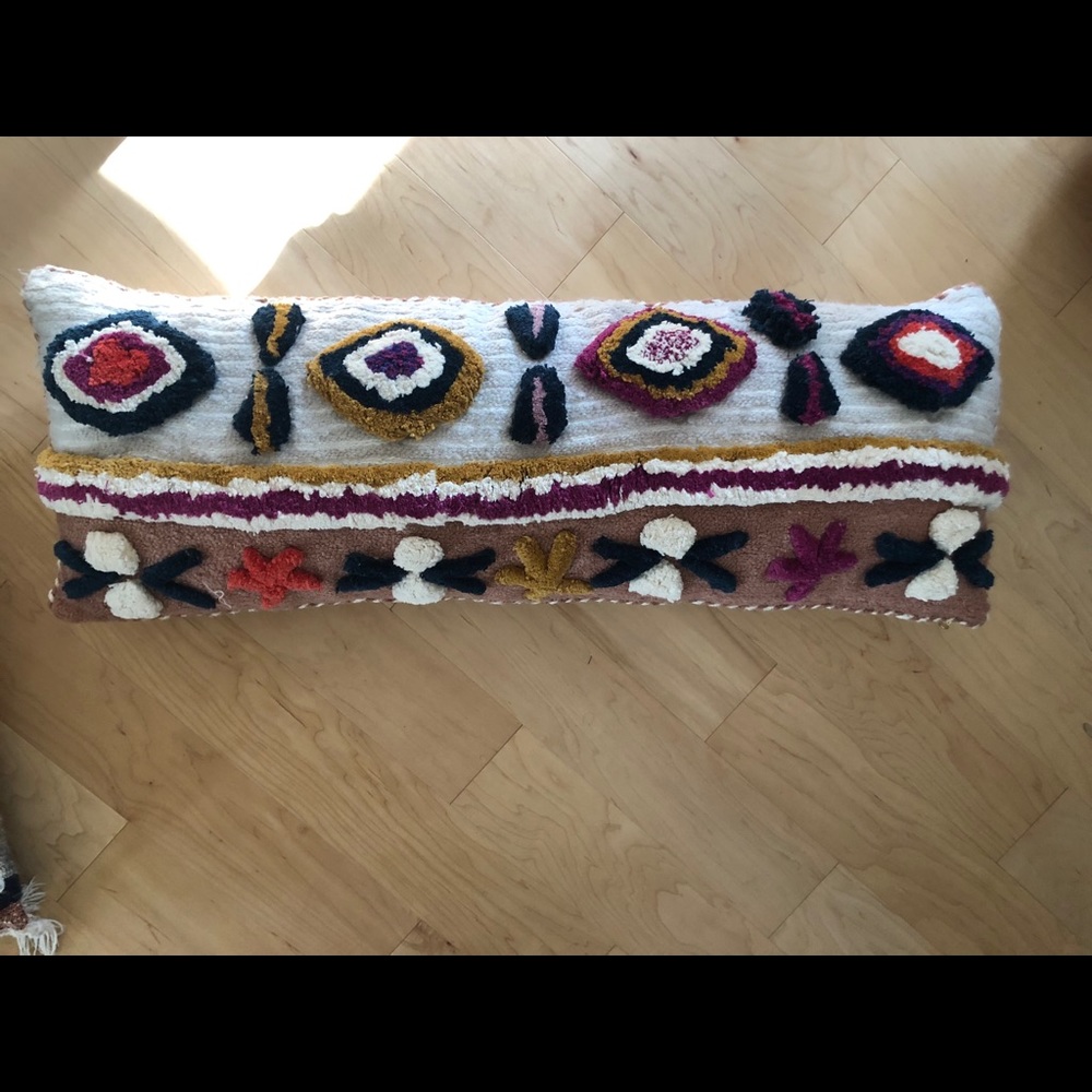 Anthropologie lumbar pillow